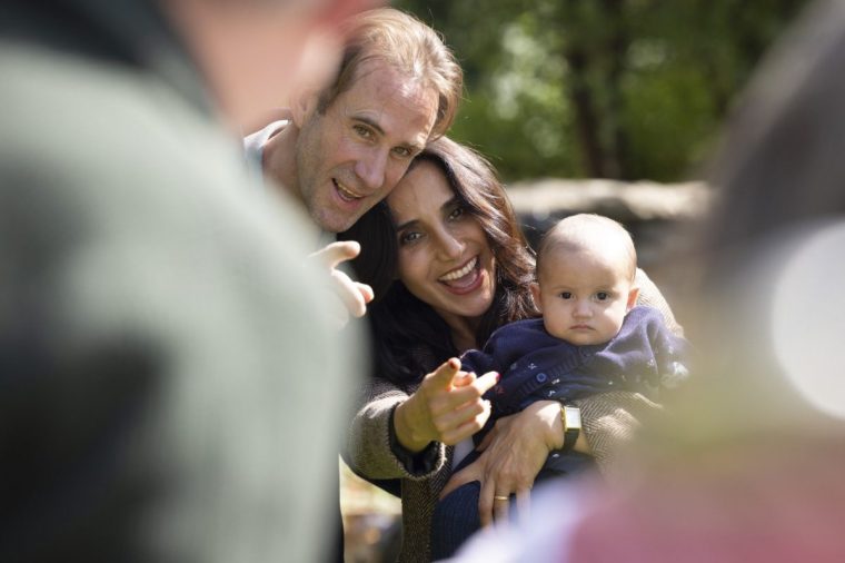 The drama shows how, before her imprisonment, Zaghari-Ratcliffe (Narges Rashidi) and her husband Richard (Joseph Fiennes) were like any other young couple (Photo: Rekha Garton /BBC /Dancing Ledge)