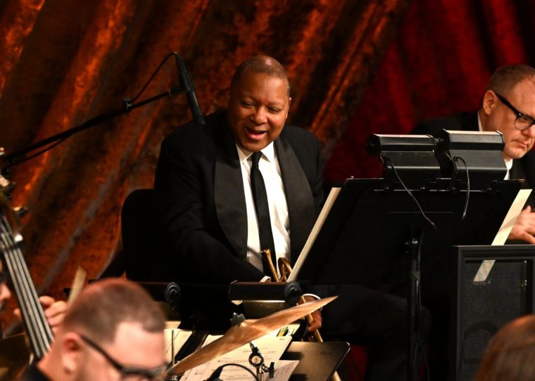 Benedetti's husband, the jazz trumpet legend and composer Wynton Marsalis, wrote a violin concerto for her (Photo: Slaven Vlasic /Getty)