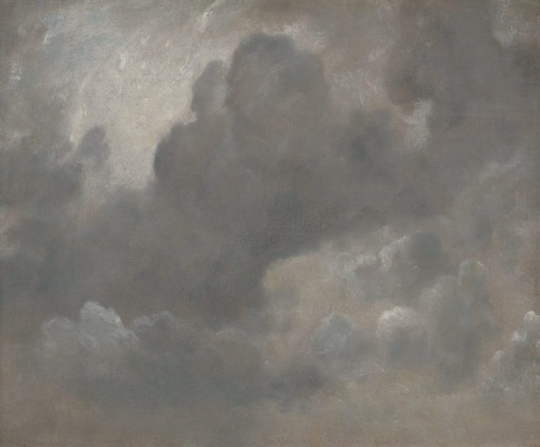 9. John Constable, Cloud Study, 1822. Image Courtesy Tate. Turner and Constable 27 November 2025?12 April 2026 | Tate Britain NOTE: Reproductions are not cropped, overprinted, tinted or subject to any form of derogatory treatment without the prior approval of the copyright owner Image supplied by Press Office