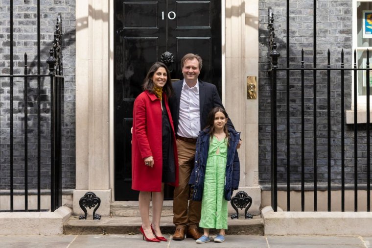 Nazanin Zaghari-Ratcliffe with RIchard and their daughter Gabriella, at Downing Street soon after her release in 2022 (Photo: Dan Kitwood /Getty)