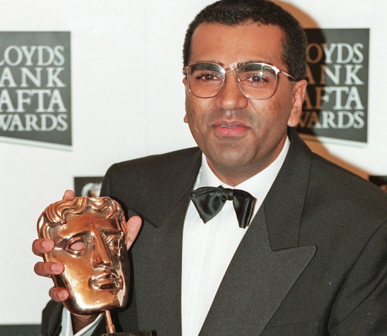 Martin Bashir with the BAFTA award he won for his interview with the Princess of Wales.