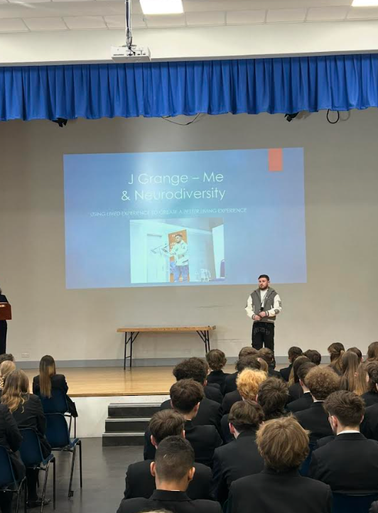 Mr Grange now works as a public speaker, entrepreneur and neurodiversity advocate