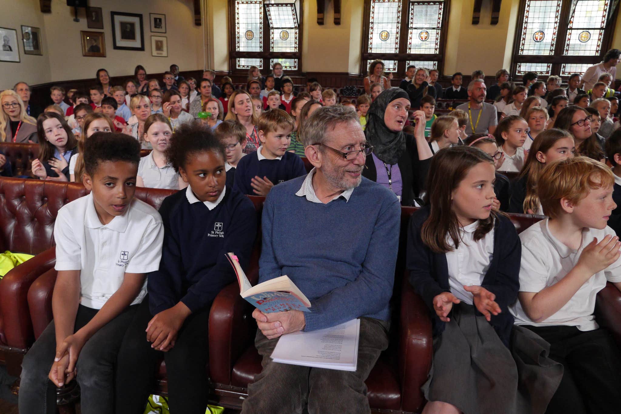 Michael Rosen called for climate change education throughout the curriculum