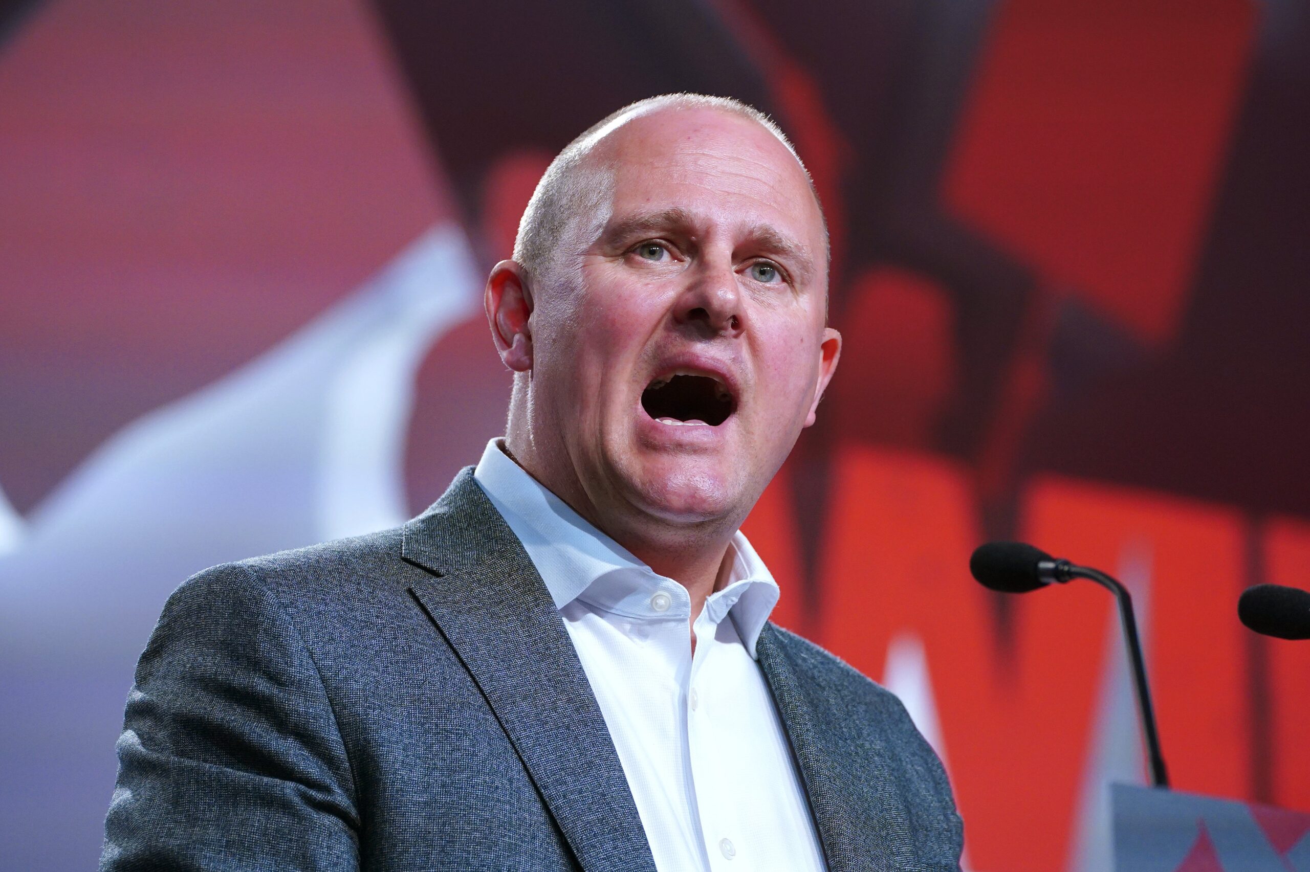 Paul Nowak, general secretary of the TUC, said ‘it is now vital that peers respect Labour’s manifesto mandate’ (Peter Byrne/PA)