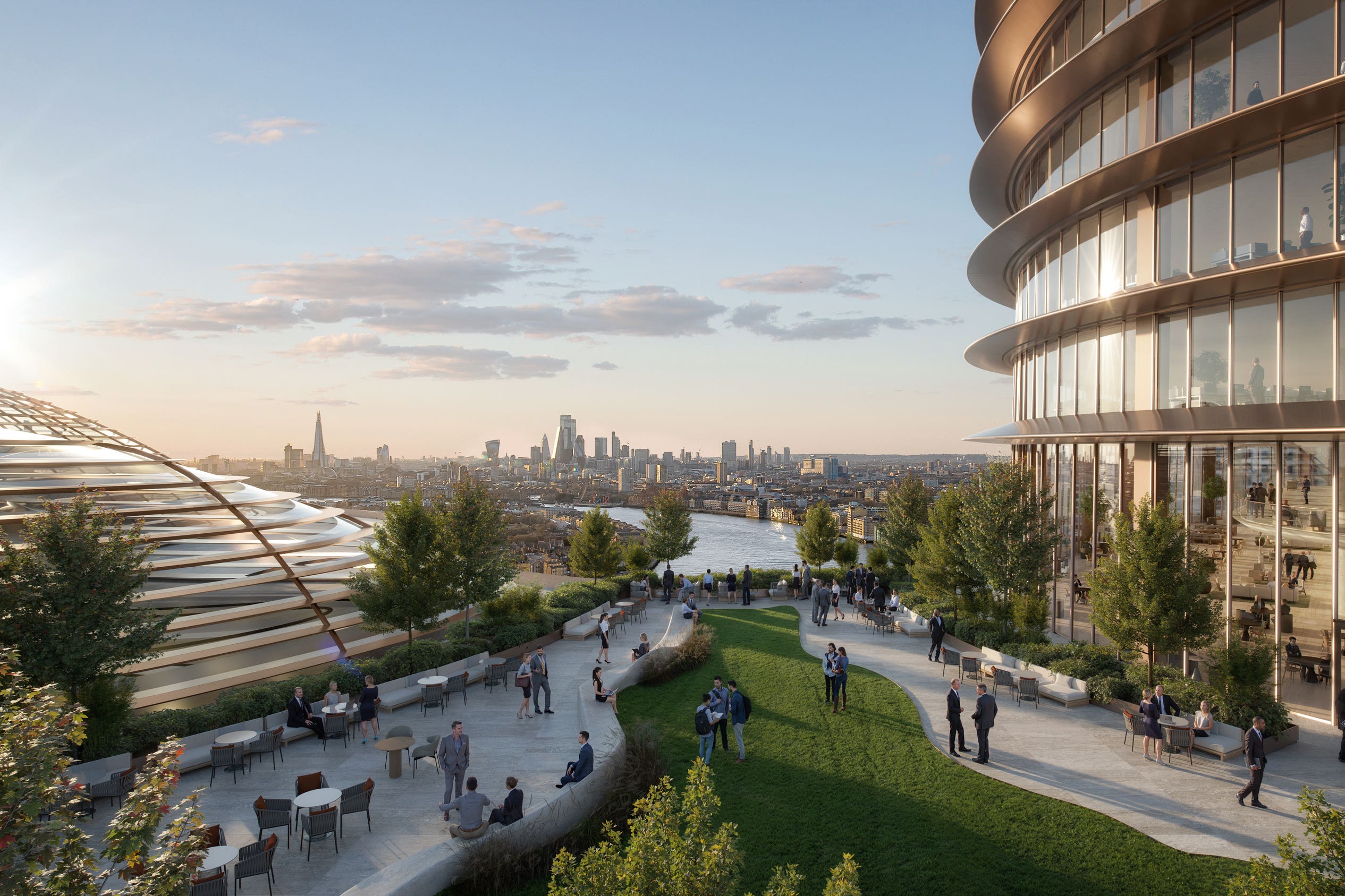 JP Morgan Chase has unveiled plans to build a new tower in London’s Canary Wharf