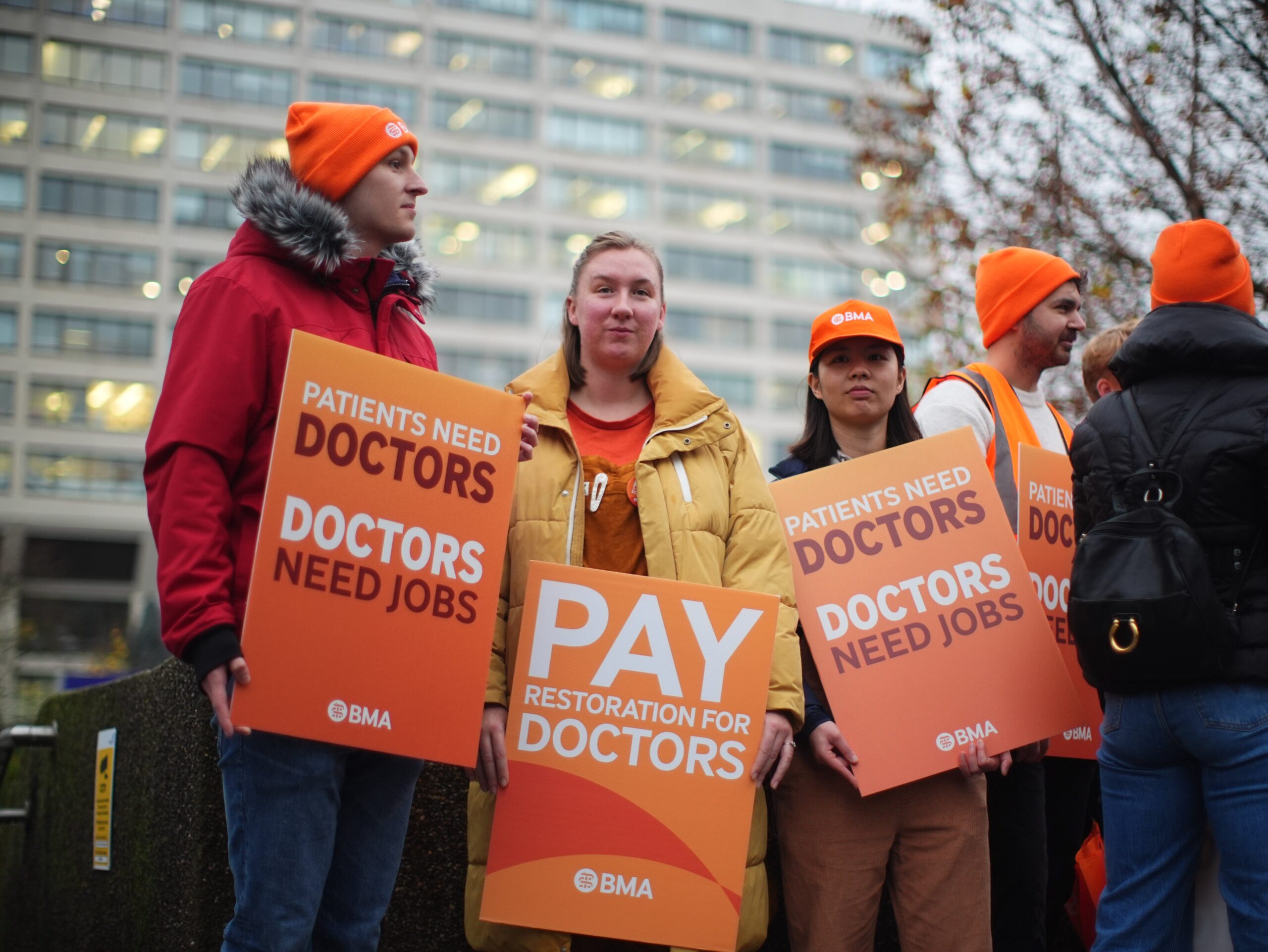 Thousands of resident doctors have launched a five-day strike across England in November in a dispute over pay and employment prospects