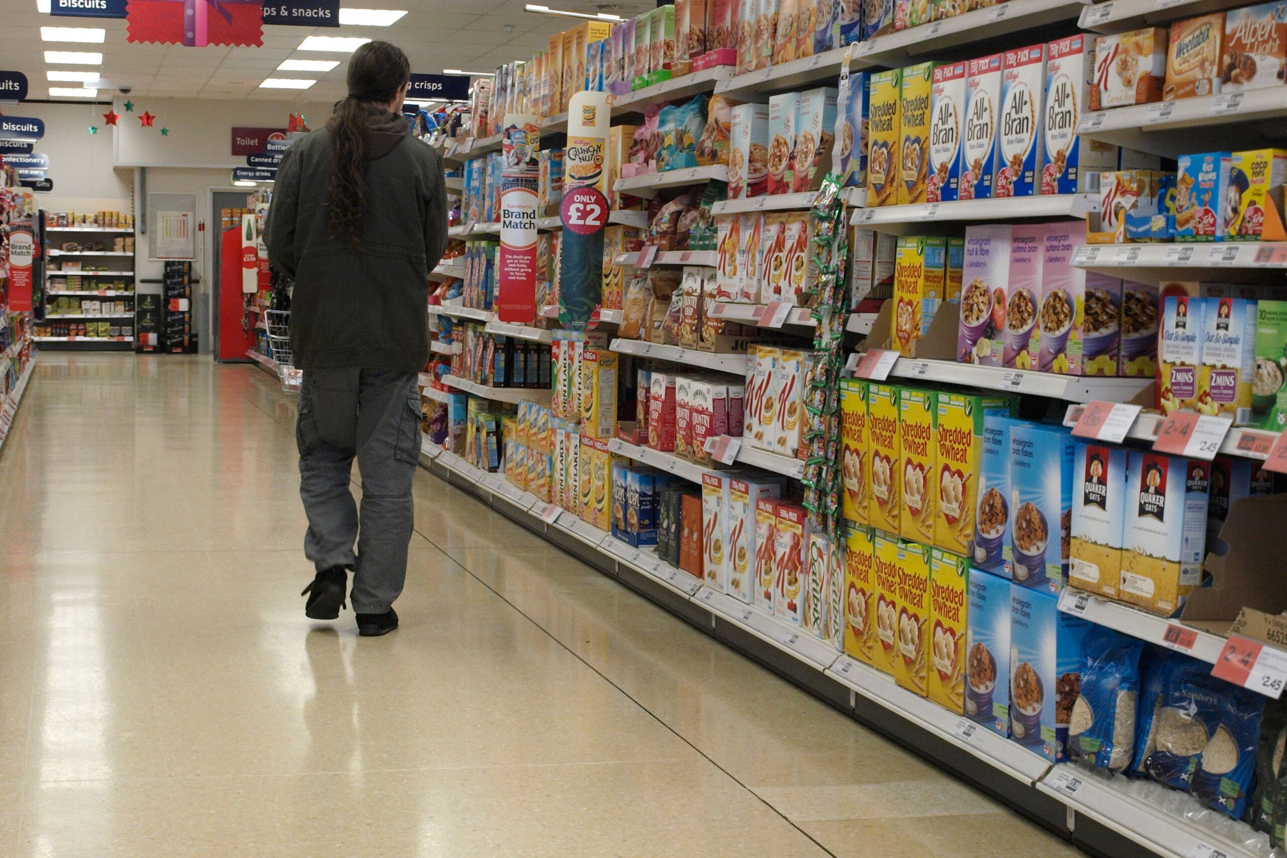 Inflation eased in November for a range of everyday groceries, including breakfast cereals (Nik Taylor/Alamy)