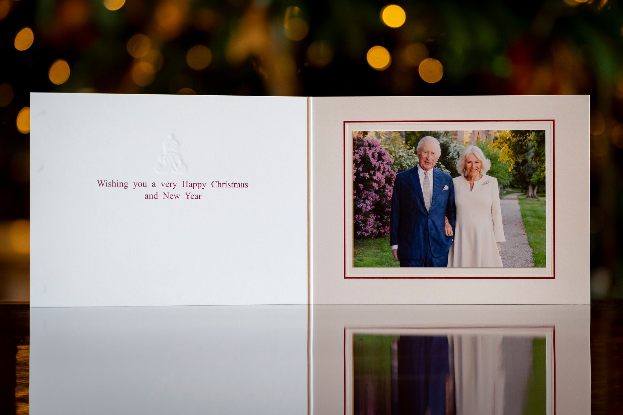 The 2025 Christmas card of King Charles III and Queen Camilla