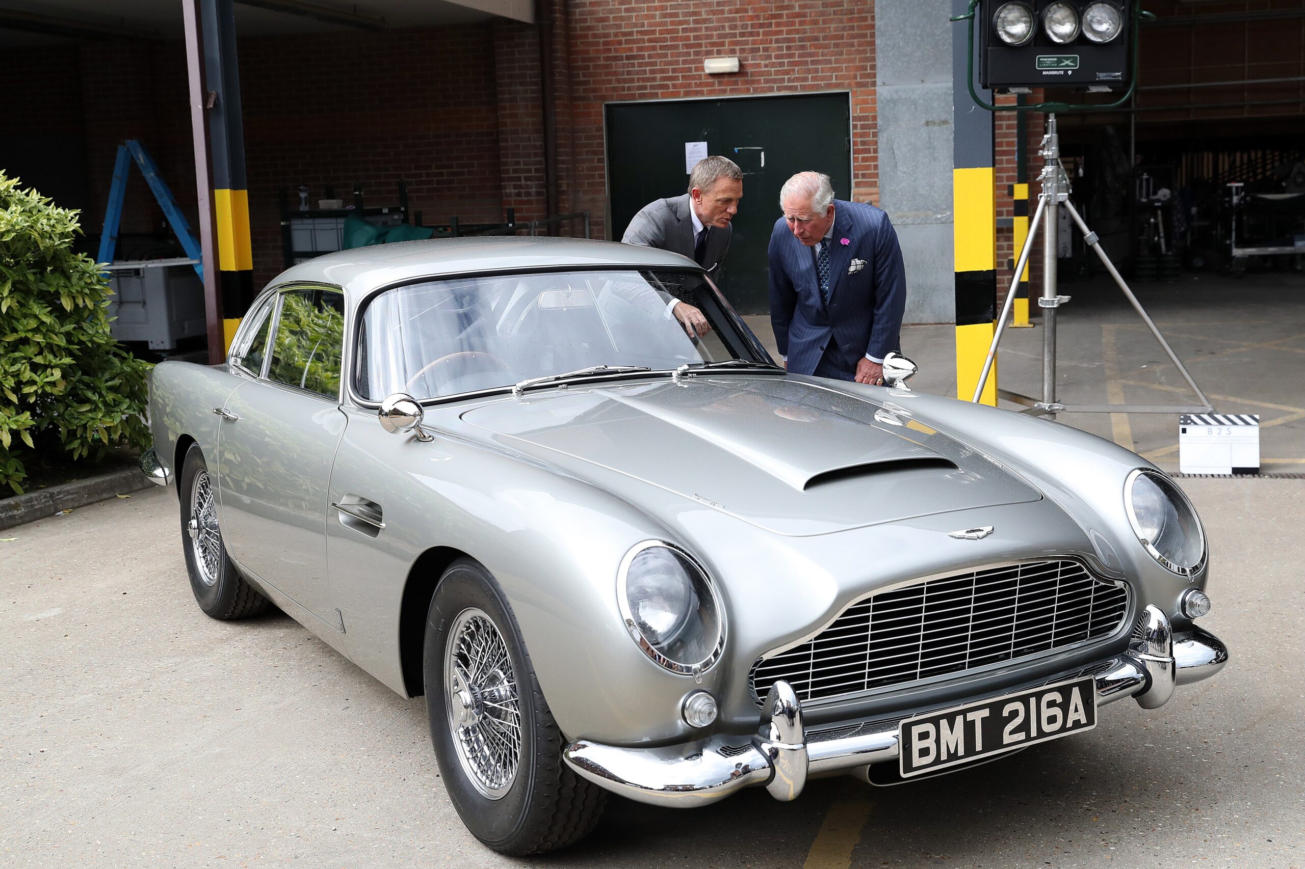 The Aston Martin DB5 is famous from the James Bond movies (Chris Jackson/PA)