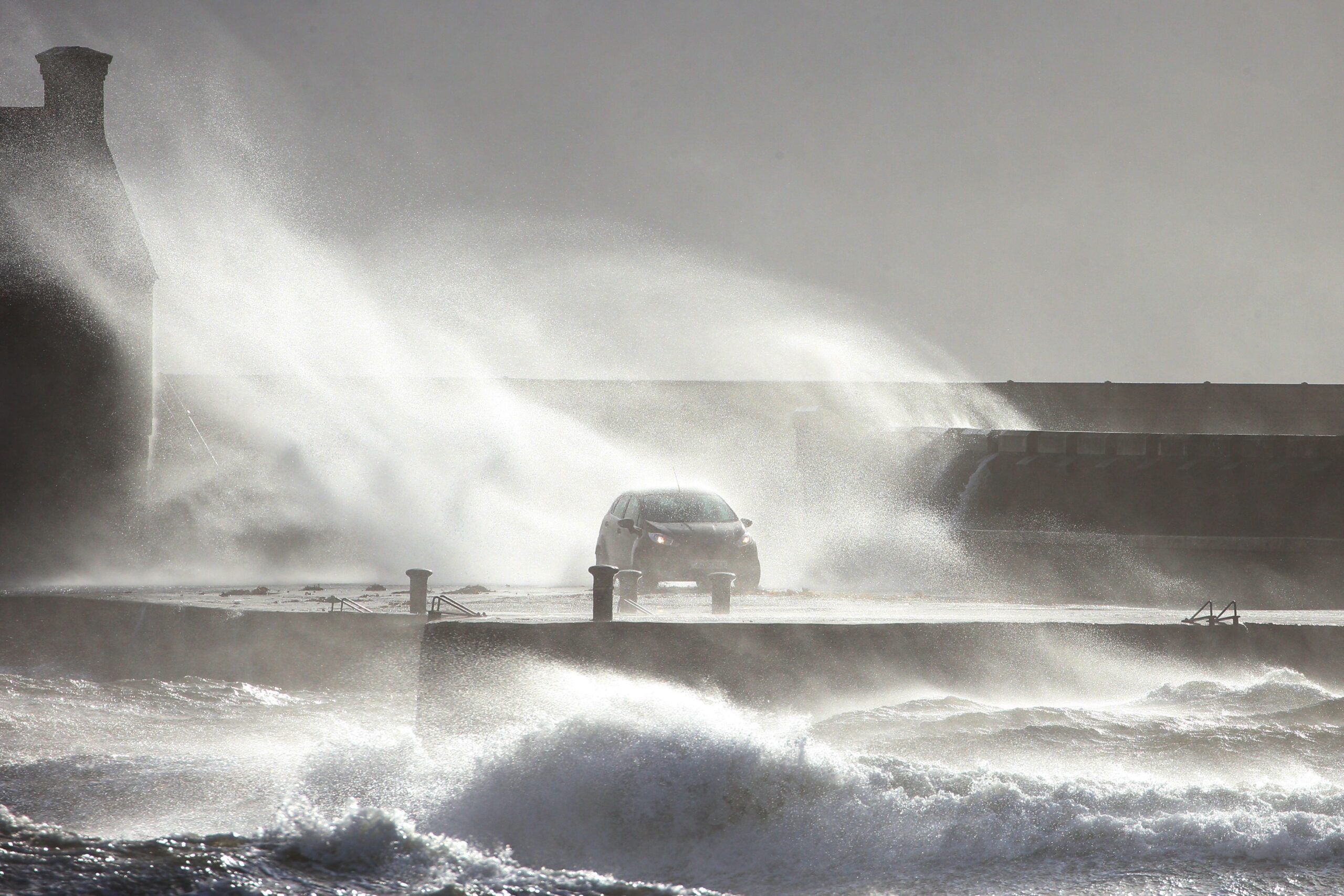 There are warnings of high winds and an Amber weather warning in Scotland (Andrew Milligan/PA)