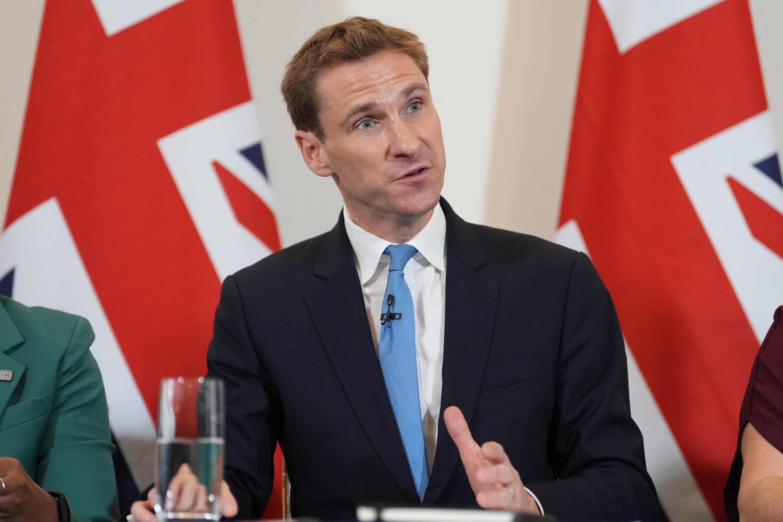 Shadow home secretary Chris Philp says he discussed the subject of immigration during a meeting with the US vice-president JD Vance in the summer (Lucy North/PA)