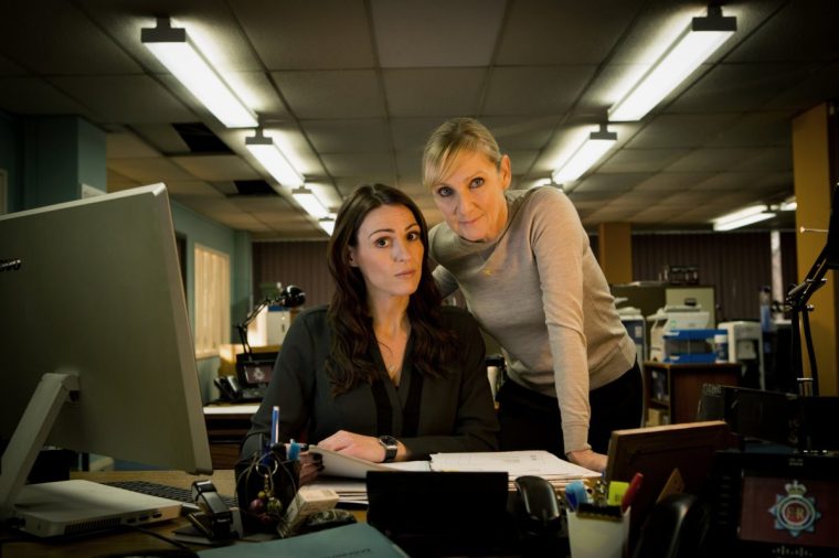 Television Programme: Scott and Bailey with Lesley Sharp as DC Janet Scott and Suranne Jones as ADI Rachel Bailey. SCOTT AND BAILEY EPISODE 3 Pictured:LESLEY SHARP as DC Janet Scott and SURANNE JONES as ADI Rachel Bailey. This image is the copyright of ITV and must only be used in relation the Scott and Bailey on ITV.