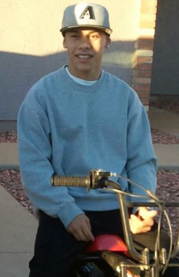 Andreas Samuel Olguin, 29, was gunned down at a bus stop in Phoenix last month