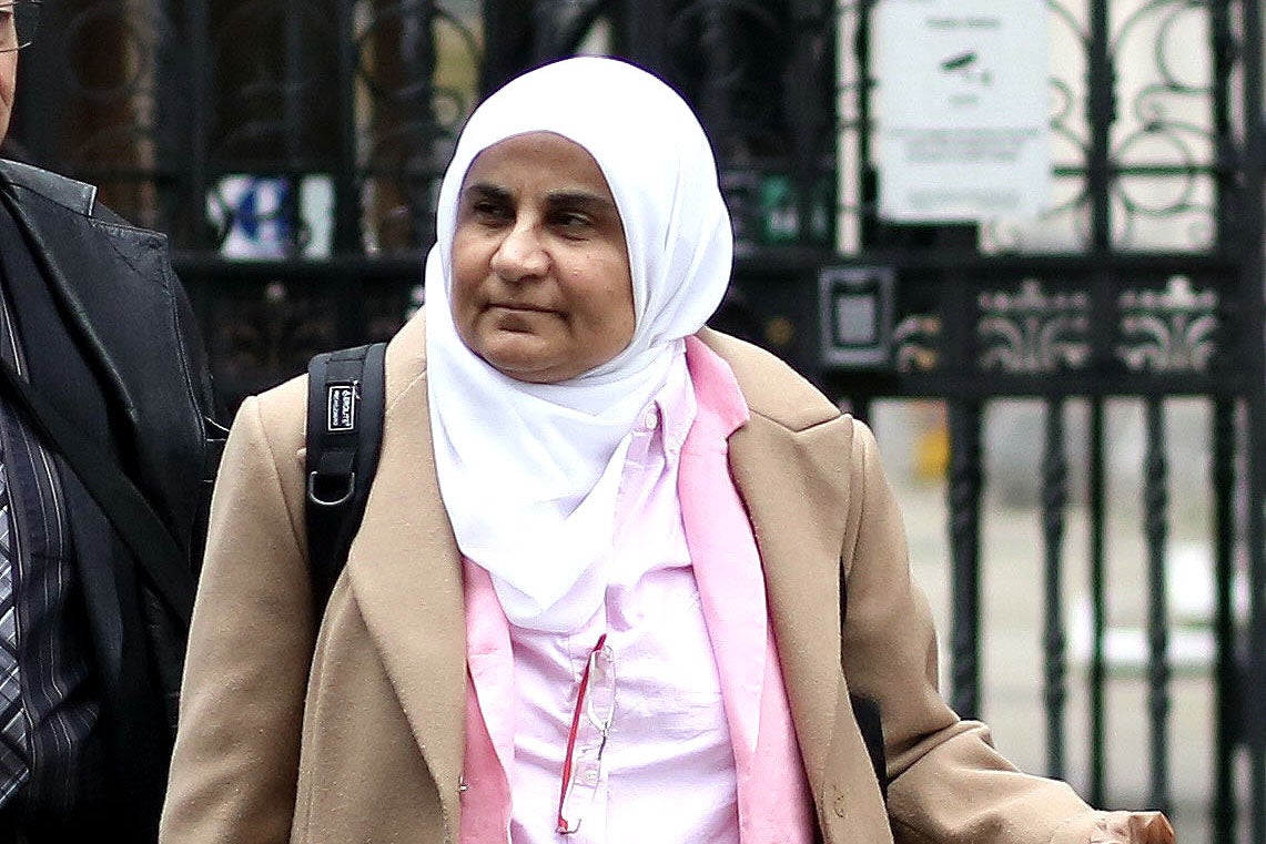 Dr Reshma Rasheed outside Central London County Court