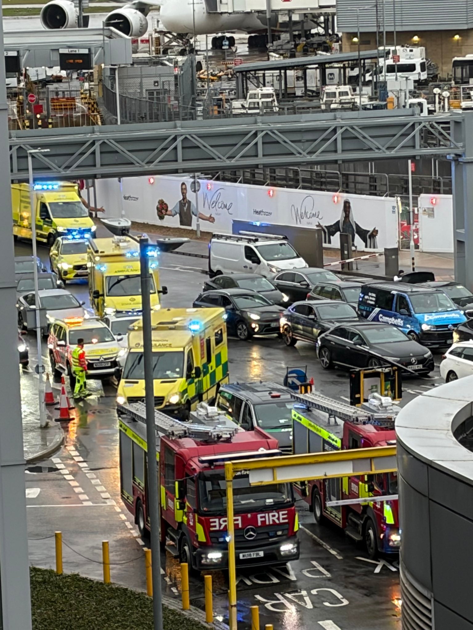 At least 21 people were injured in the attack