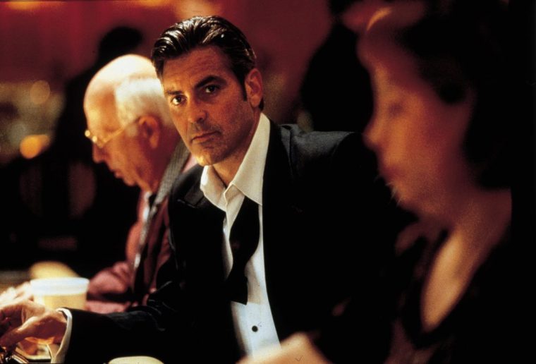 FILM ' Ocean's Eleven ' (2002) Picture shows : George Clooney