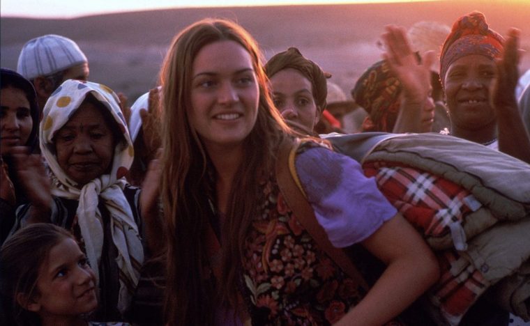 FILM : HIDEOUS KINKY (1998) QUALITY: 2ND GENERATION HIDEOUS KINKY-- KATE WINSLET as Julia in Gillies MacKinnons's HIDEOUS KINKY. Photograph: Sophie Baker FOR FURTHER INFORMATION PLEASE CONTATCT THE McDONALD & RUTTER PRESS OFFICE ON 0171 734 9009....HIDEOUS KINKY 01 RGB