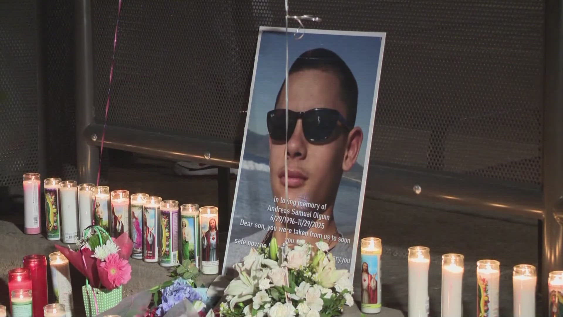 Detectives said Cordova Torres killed another man, 45-year-old Marcus Adams, just days before he allegedly gunned down Olguin in the random shooting spree