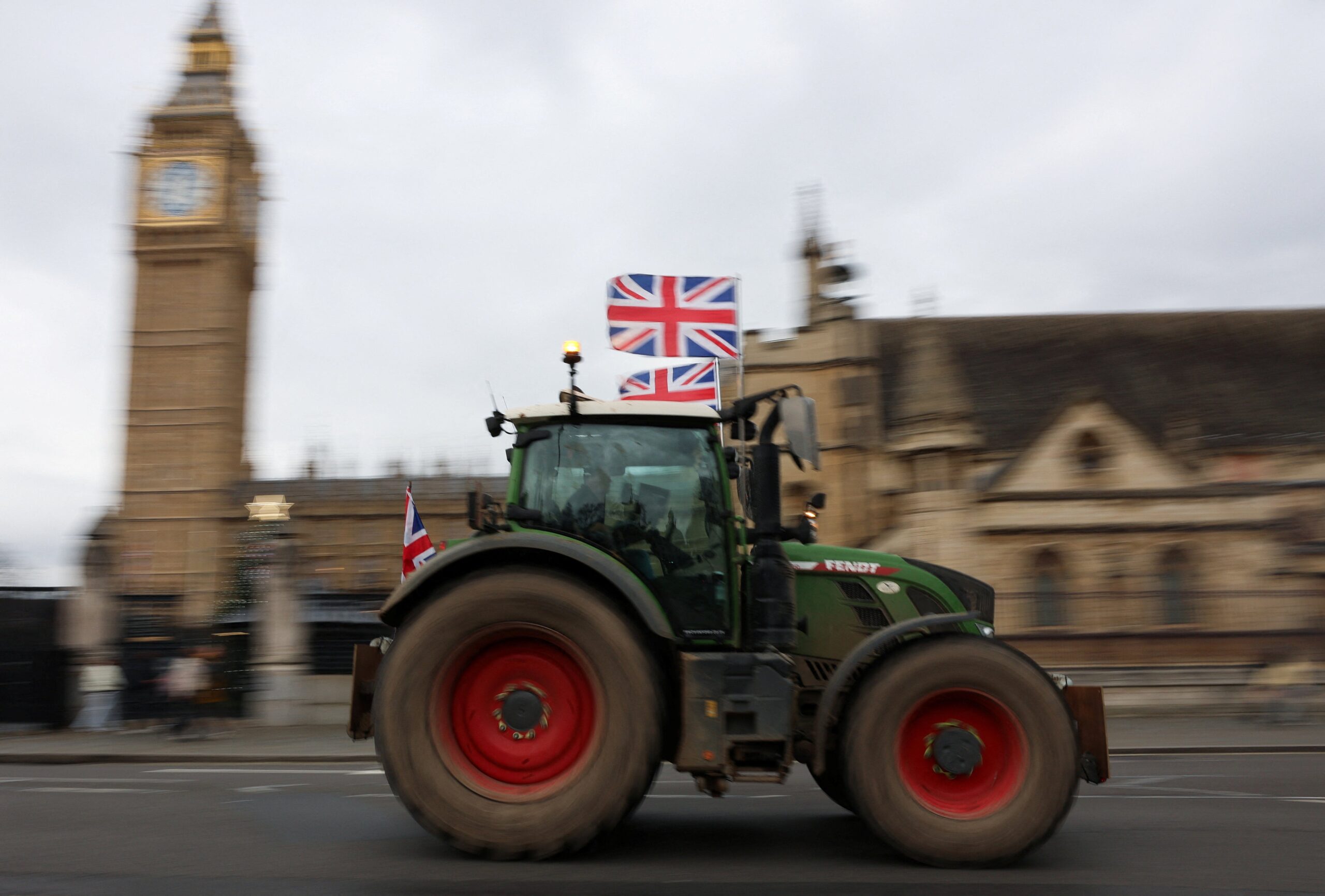 Farmers have been taking their protest to parliament