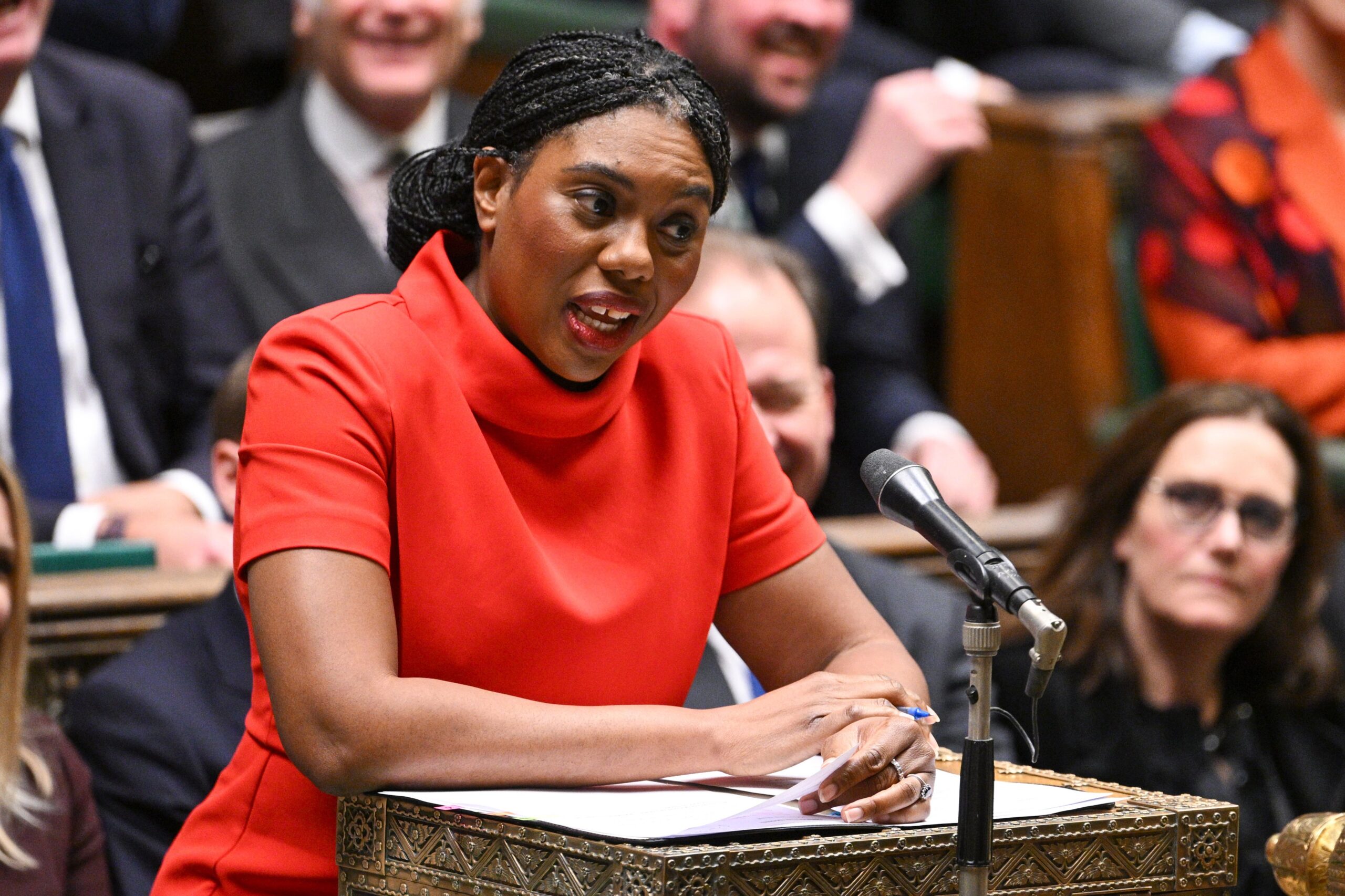 Tory leader Kemi Badenoch described her first year as leader ‘the biggest challenge of my life’ in her own Christmas message