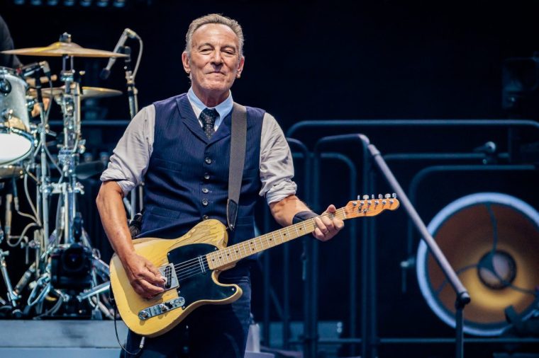 MILAN, ITALY - JUNE 30: Bruce Springsteen performs with The E Street Band at Stadio San Siro on June 30, 2025 in Milan, Italy. (Photo by Sergione Infuso/Corbis via Getty Images)
