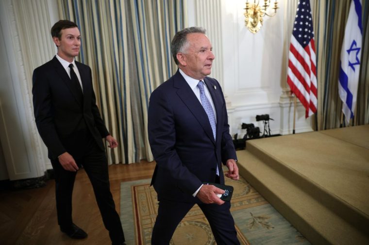 WASHINGTON, DC - SEPTEMBER 29: U.S. Special Envoy to the Middle East Steve Witkoff (R) and Jared Kushner, san-in-law and advisor to President Donald Trump, arrive for a joint news conference between U.S. President Donald Trump and Israeli Prime Minister Benjamin Netanyahu in the State Dining Room at the White House on September 29, 2025 in Washington, DC. President Trump welcomed Netanyahu for his fourth visit to the White House, where the two leaders met to discuss the latest U.S. backed plans to end the war in Gaza and secure the release of the remaining hostages held by Hamas. (Photo by Win McNamee/Getty Images)