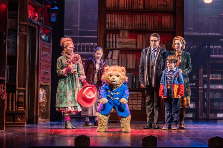 Paddington is played physically by one actor while being voiced by another offstage (Photo: Johan Persson)