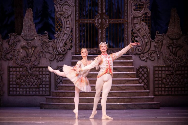 The Nutcracker Mayara Magri and Reece Clarke Royal Opera House Credit: ?2023 Alice Pennefather Provided by Romany.Anderson@roh.org.uk