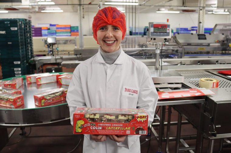 From South Shore Inside M&S at Christmas on ITV1 and ITVX Pictured: Alice. This photograph is (C) South Shore and can only be reproduced for editorial purposes directly in connection with the programme or event mentioned above, or ITV plc. This photograph must not be manipulated [excluding basic cropping] in a manner which alters the visual appearance of the person photographed deemed detrimental or inappropriate by ITV plc Picture Publicity. This photograph must not be syndicated to any other company, publication or website, or permanently archived, without the express written permission of ITV Picture Publicity. Full Terms and conditions are available on the website www.itv.com/presscentre/itvpictures/terms