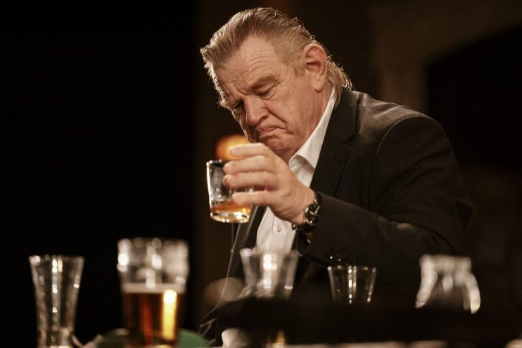 Photo issued 12 August 2025 / no repro fee Pictured Brendan Gleeson in Conor McPherson's THE WEIR, presented by Landmark Productions and Kate Horton Productions in association with 3Olympia Theatre at 3Olympia Theatre, Dublin from 8 August ??? 6 September 2025 before the production transfers to London???s West End at the Harold Pinter Theatre from 12 September - 6 December 2025. Photo credit - Rich Gilligan The Weir Credit: Rich Gilligan Provided by holly@joallanpr.com