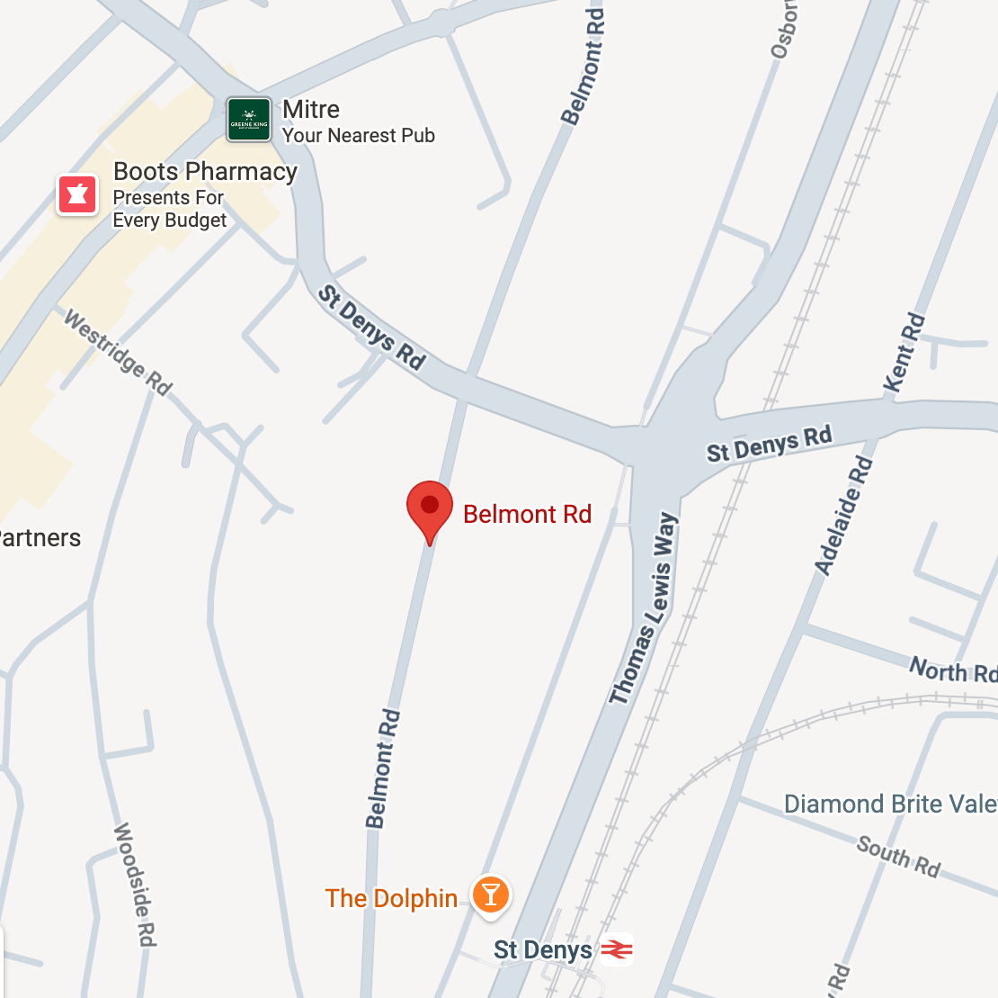 Police officers attended the incident in Belmont Road, Portswood, on Wednesday