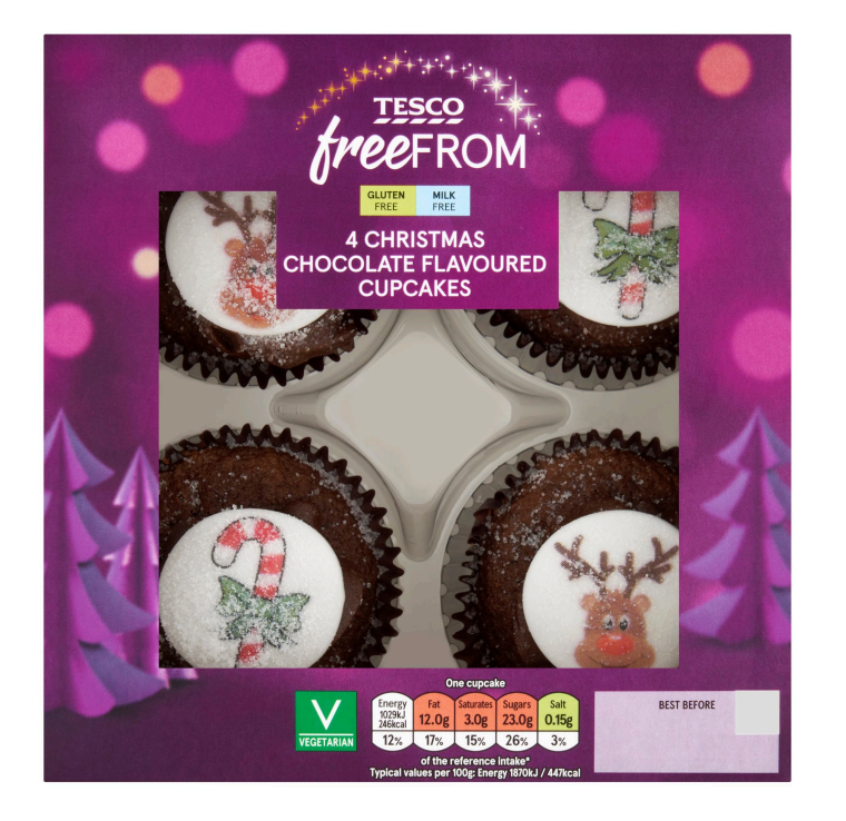 The cupcakes have been recalled by Tesco