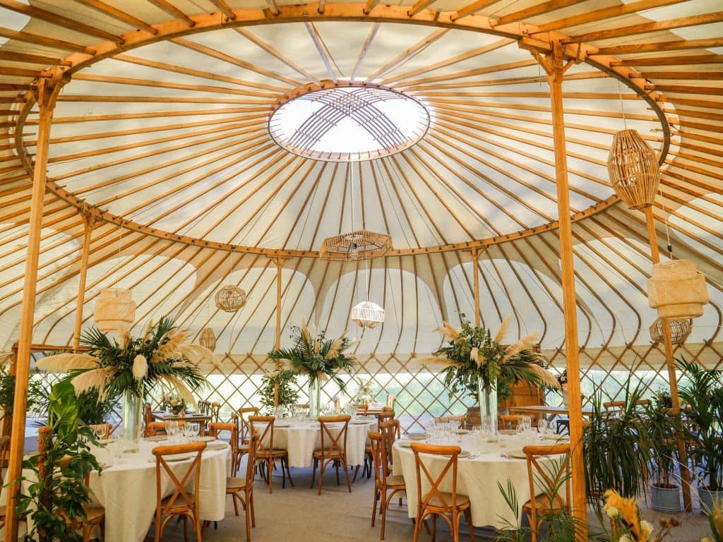 The couple sued Yorkshire Yurts following the wedding