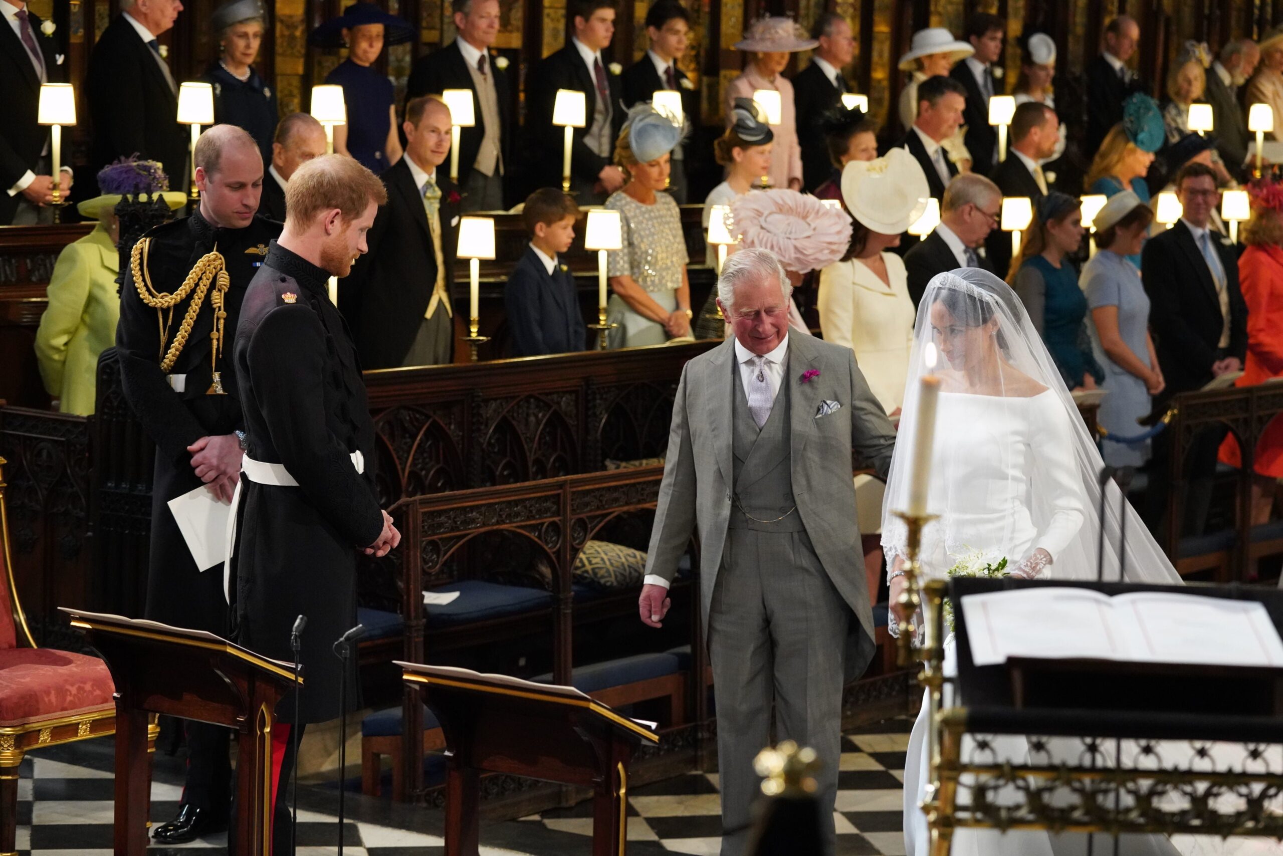 Thomas Markle did not attend Meghan’s wedding, where the then-Prince of Wales stepped in to walk Meghan up the aisle