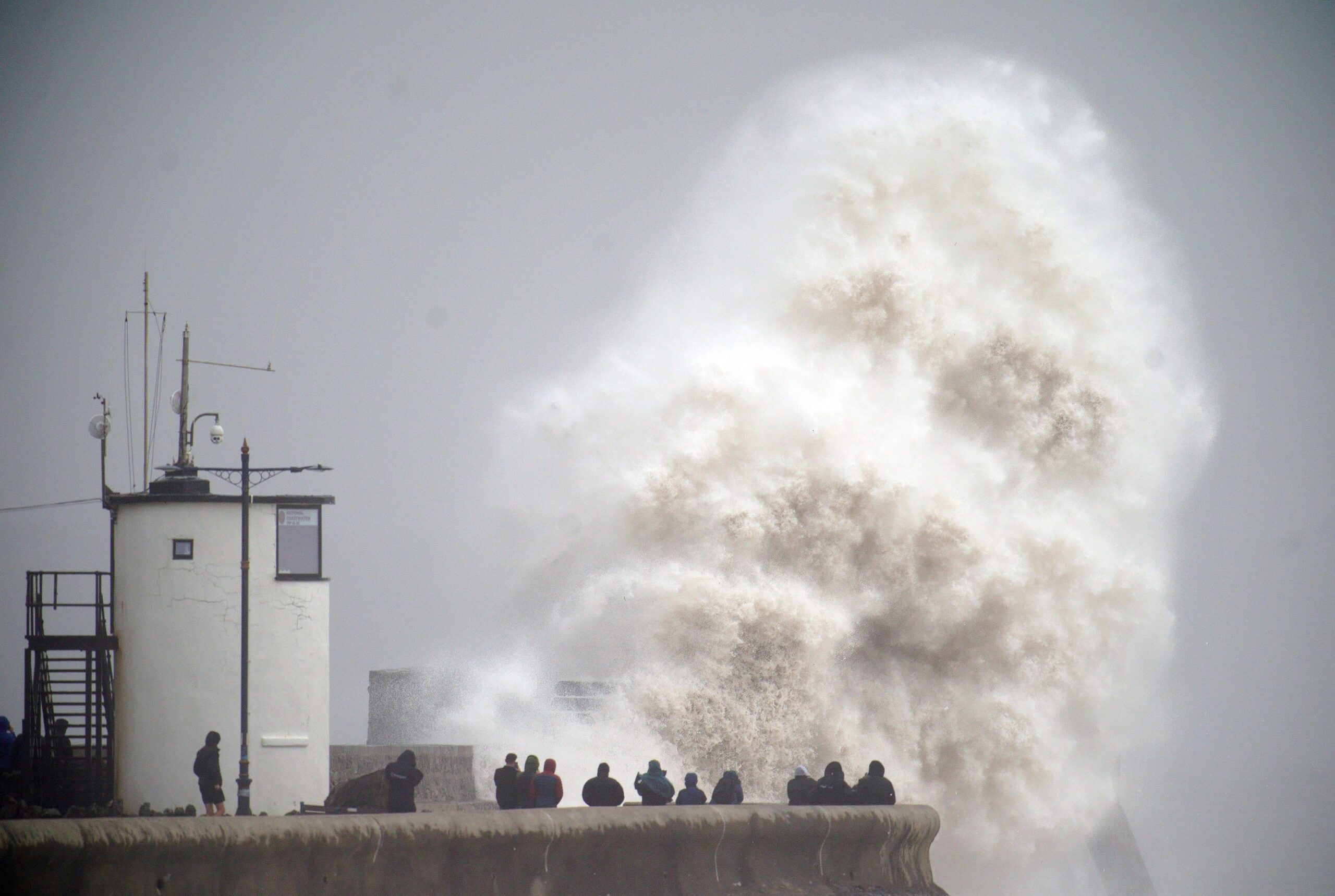 Coastal routes and seafronts could be affected by spray and large waves