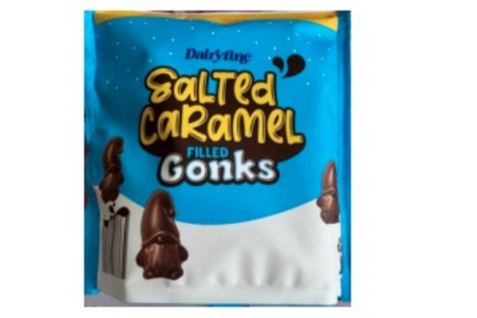 Aldi’s Dairyfine salted caramel-filled gonks are being pulled from the shelves