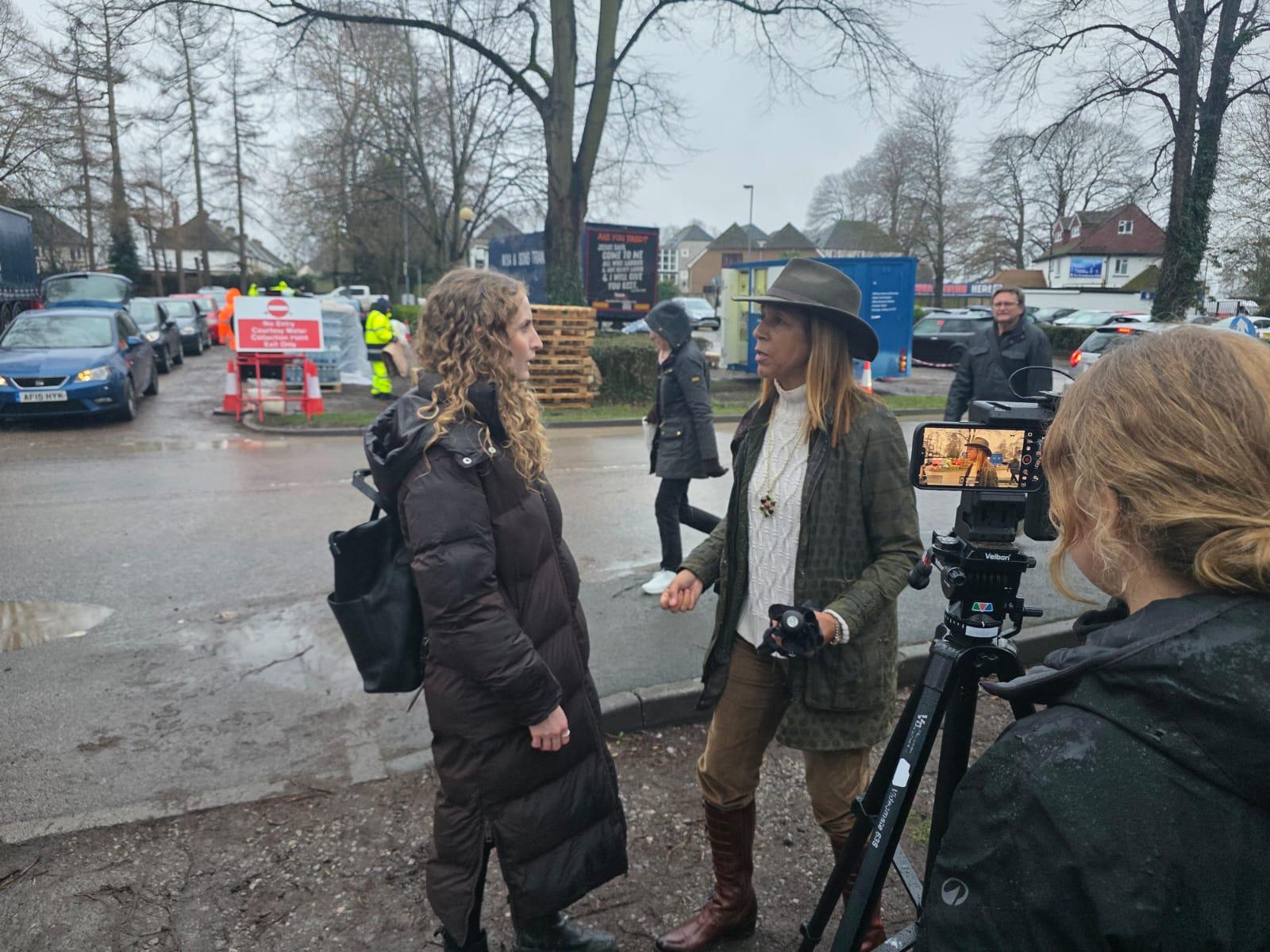 MP for Maidstone and Malling, Helen Grant (right), said her constituents had been repeatedly left without water due to failures at South East Water