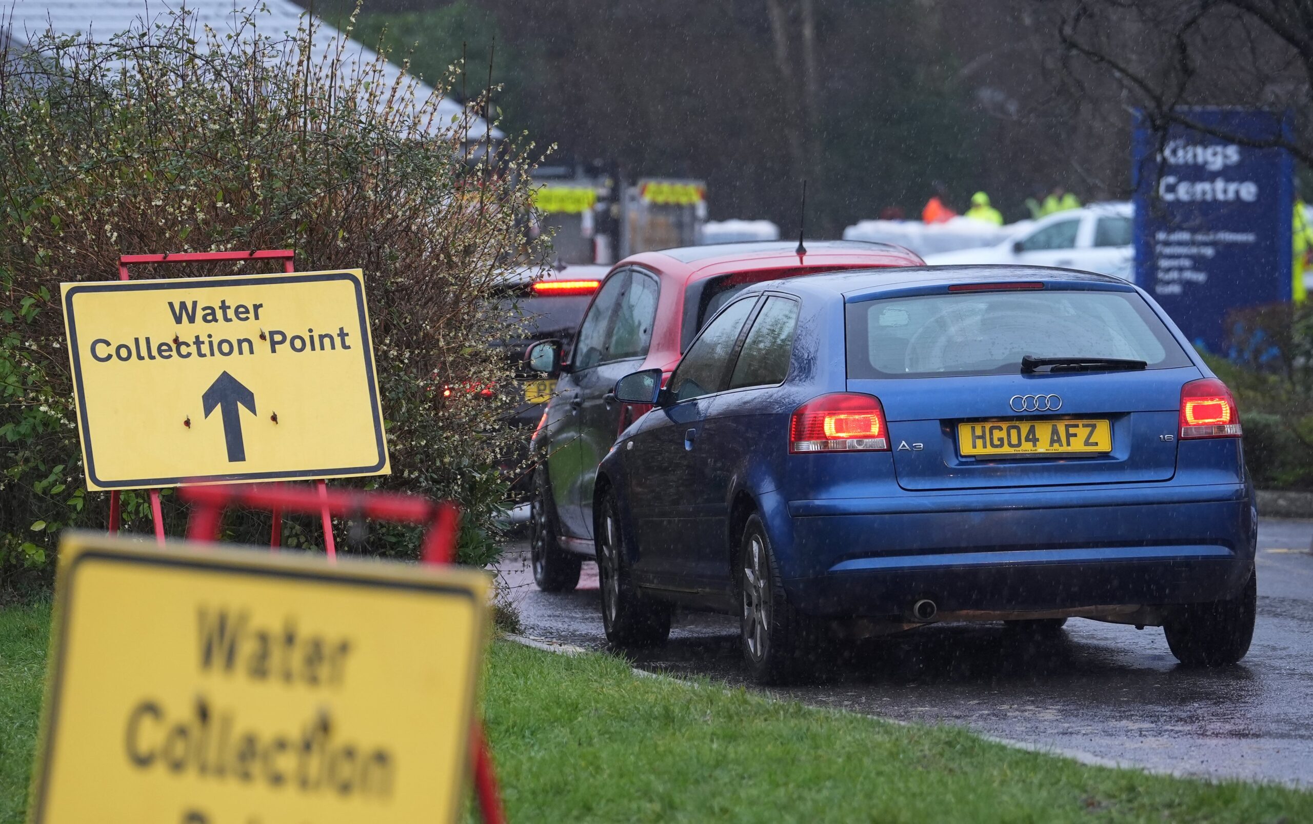 The queues for the water collection points also caused traffic problems in some parts of the counties